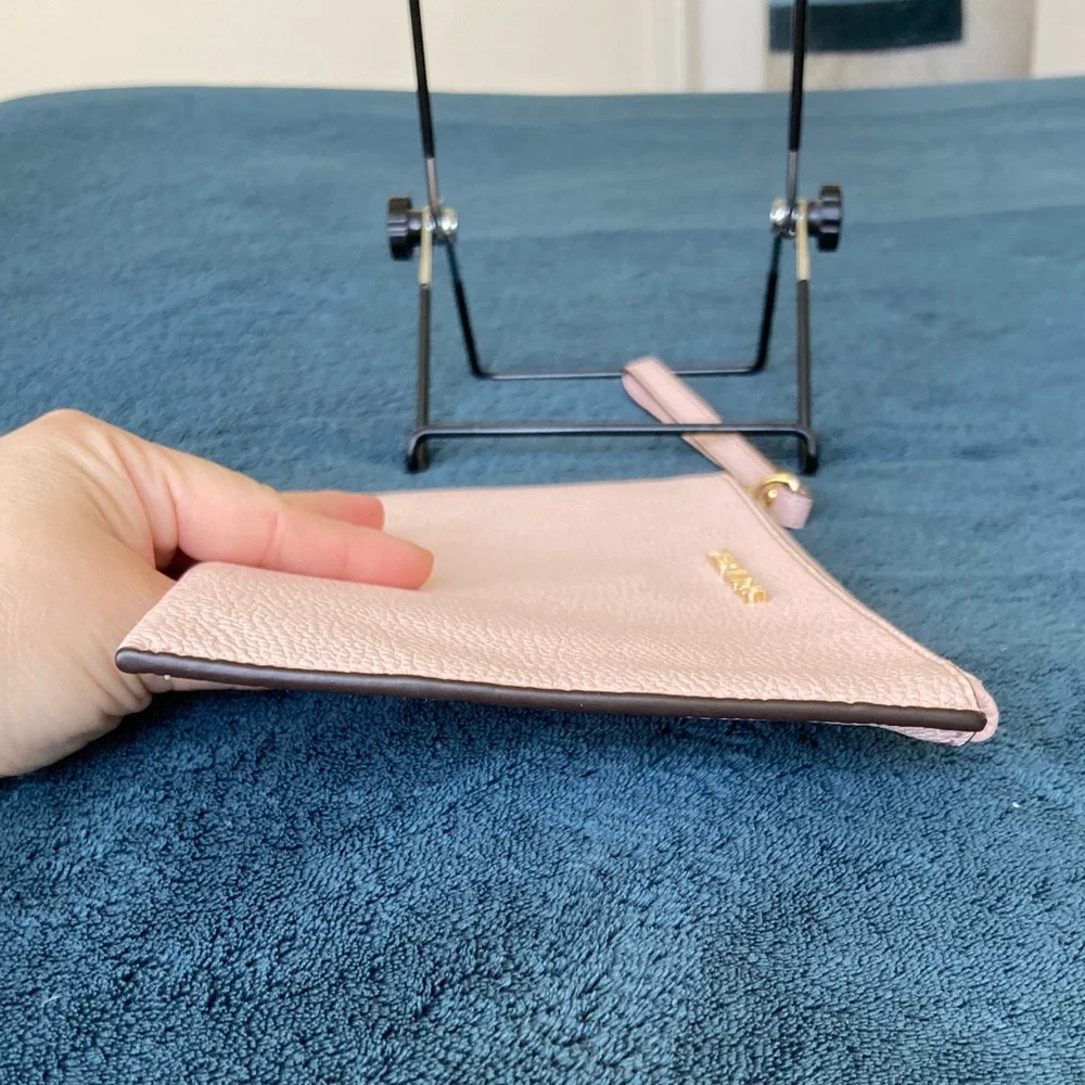 Michael Kors Pink Jet Set Leather wristlet clutch - Picture 7 of 10